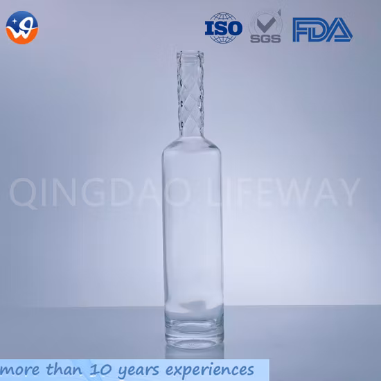 OEM 空の高品質透明酒ボトル Xo ウイスキー ウォッカ ブランデー ジン テキーラ ガラス瓶