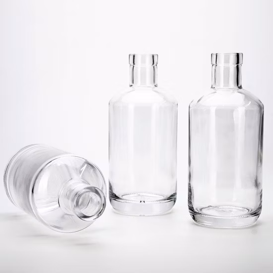 250ml 375ml 500ml 750ml 25cl 50cl 75cl ハイフリント高級ウォッカ蒸留酒ラムテキーラブランデーウイスキーワイングラスボトルスクリューキャップコルクキャップゴールドデカール印刷